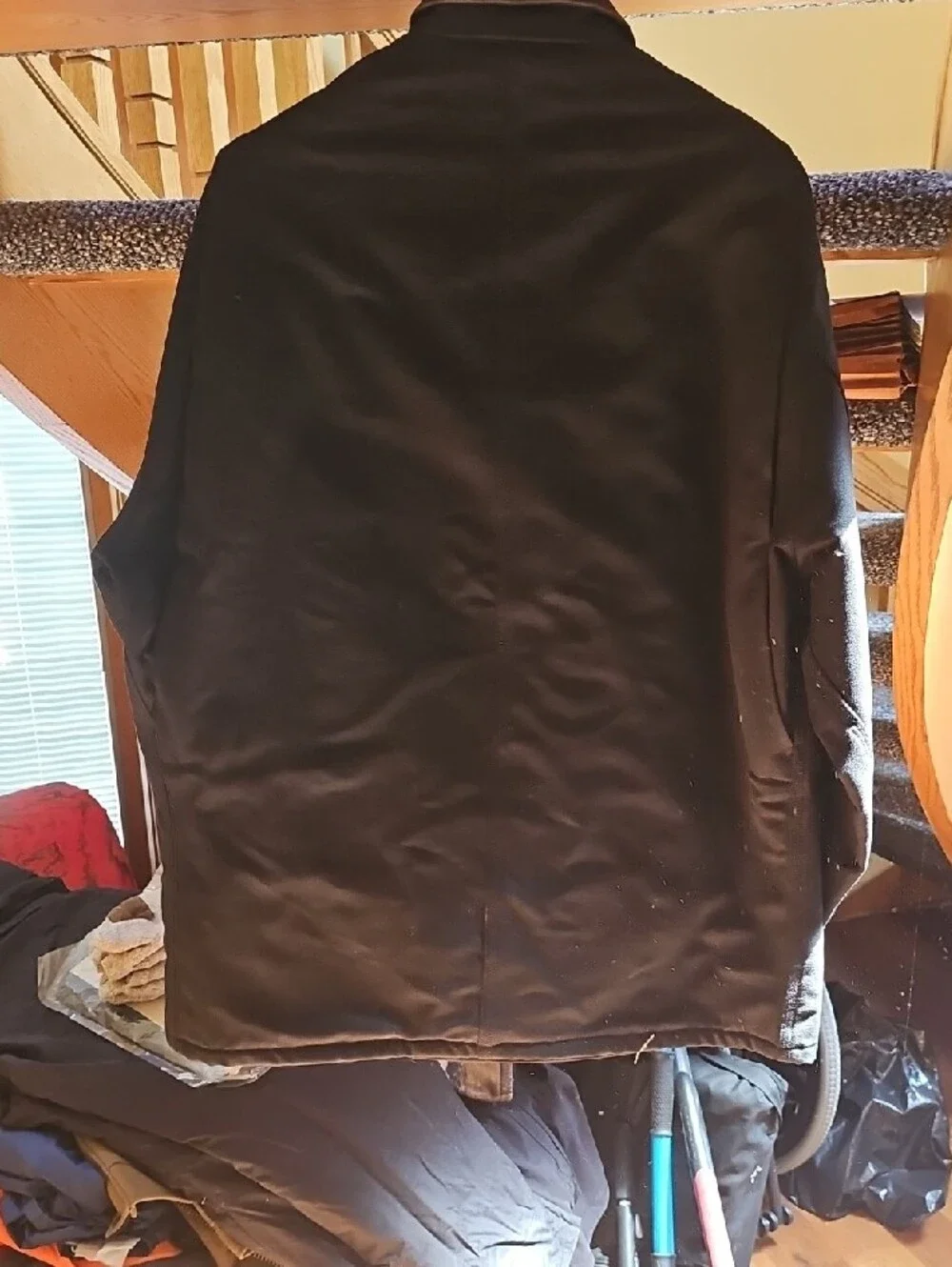 vintage Carhartt Black Work Coat with M&FO Embroidery brand new with tags